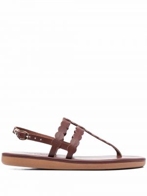 Кожаные сандалии Ancient Greek Sandals, коричневые