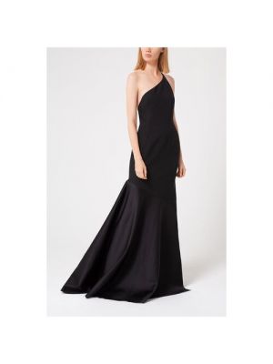 Платье SOLACE LONDON, вечернее, прилегающее, макси, 46 черный