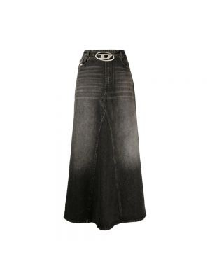 Spódnica jeansowa Diesel czarna