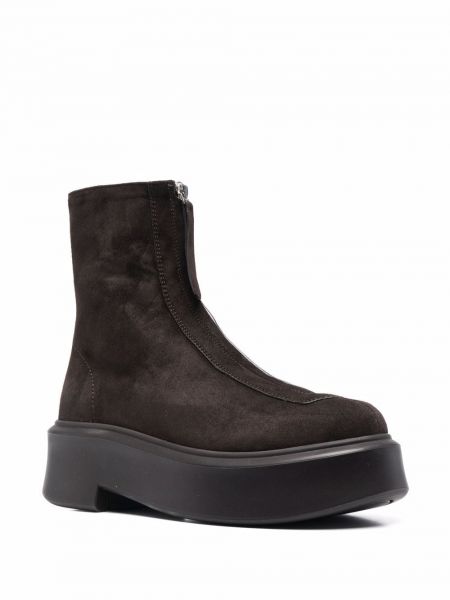 Oversize ankle boots The Row braun