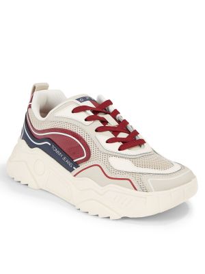 Sneakers chunky Tommy Jeans κόκκινο