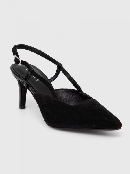 Pantofi din piele Wojas negru