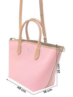 Shopper torbica Polo Ralph Lauren smeđa