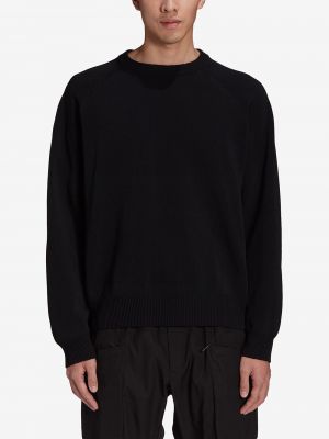 Kokvilnas džemperis Y-3 melns