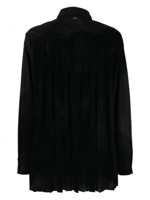 Koszula plisowana Armani Exchange czarna