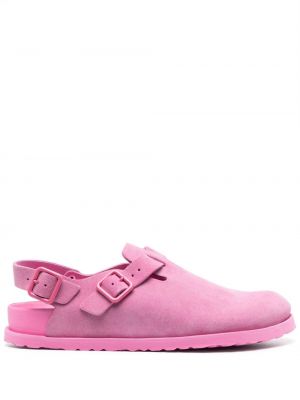Sandale din piele Birkenstock roz