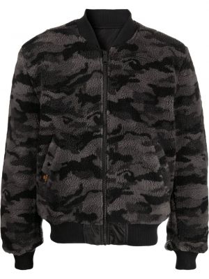 Dobbeltsidig jakke Alpha Industries svart