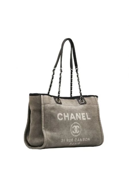 Shopperka Chanel Vintage szara