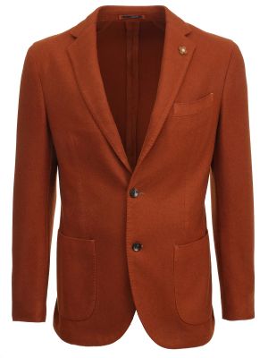 Кашемировый пиджак Lardini коричневый
