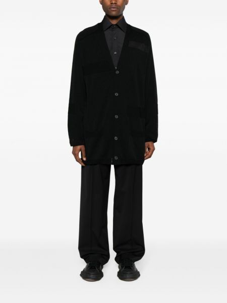Transparenter mantel Yohji Yamamoto schwarz