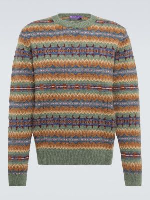 Sweter wełniany z kaszmiru Ralph Lauren Purple Label fioletowy