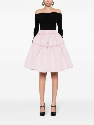Midi sukně Nina Ricci růžové