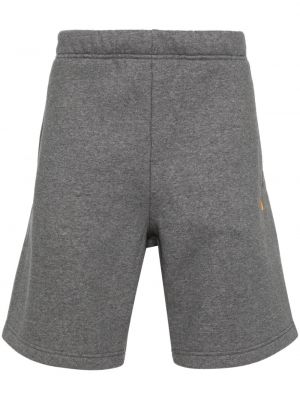 Bermuda kratke hlače s vezom Carhartt Wip siva