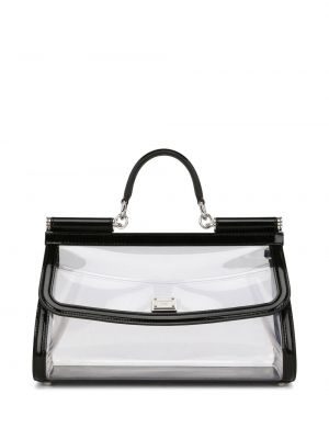 Τσάντα ώμου με διαφανεια Dolce & Gabbana μαύρο