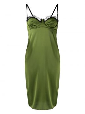 Vestito ricamato Kiki De Montparnasse verde