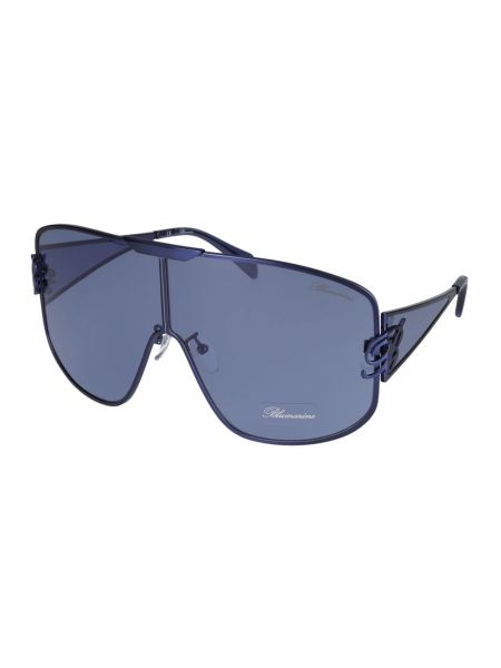 Niebieskie okulary przeciwsłoneczne Blumarine