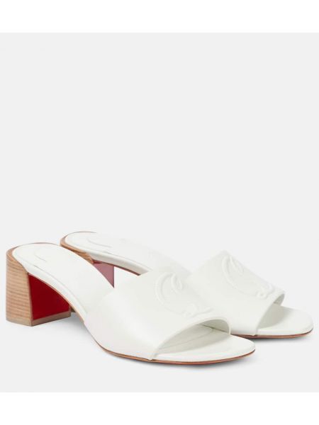 Papuci tip mules din piele Christian Louboutin