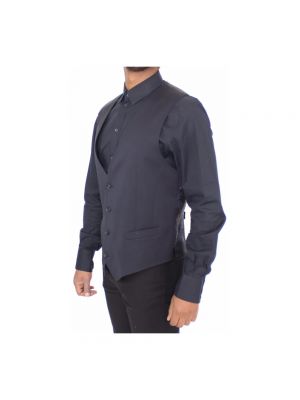 Chaleco de traje de algodón Dolce & Gabbana azul