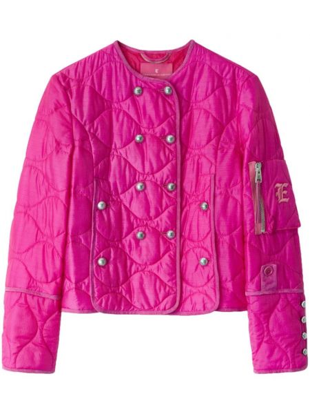 Prošivena jakna Ermanno Scervino ružičasta