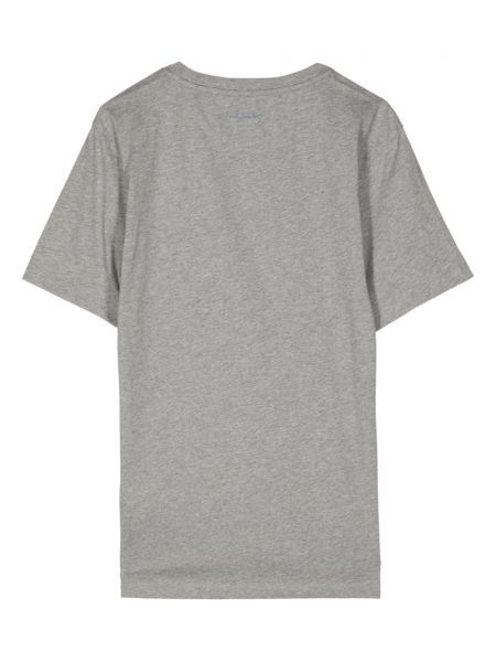Bavlněné tričko Paul Smith šedé