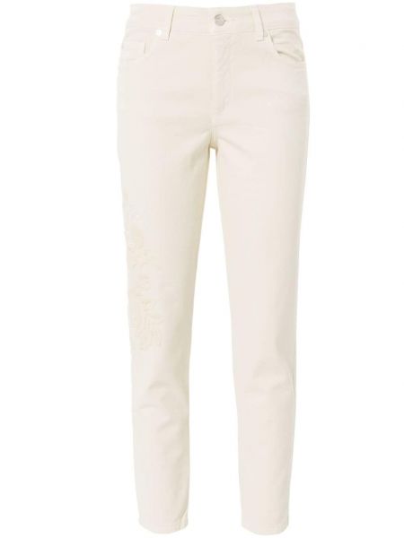 Jeans skinny di cotone Ermanno beige