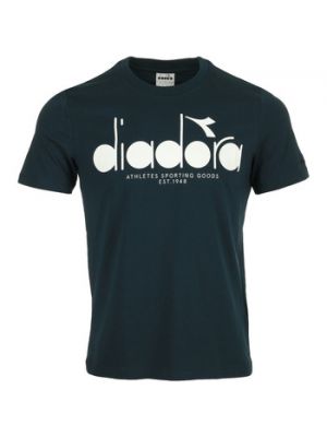 Koszulka z krótkim rękawem Diadora niebieska