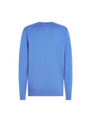 Jersey de algodón de tela jersey Tommy Hilfiger azul