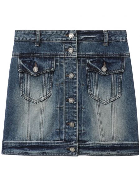 Spódnica jeansowa na guziki Juun.j niebieska