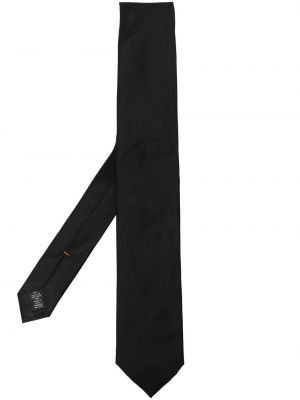 Hodvábna kravata Zegna čierna