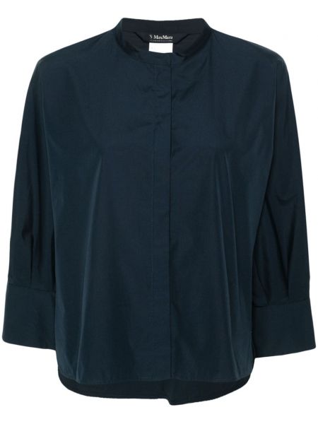 Kokvilnas krekls 's Max Mara zils