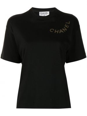 T-krekls ar apdruku Chanel Pre-owned