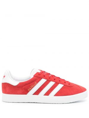 Sneakers με κέντημα με σχέδιο Adidas Gazelle κόκκινο
