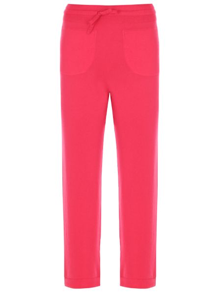 Кашемировые брюки Gran Sasso, розовые