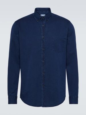 Camicia jeans Sunspel blu