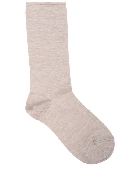 Кашемировые носки Brunello Cucinelli бежевые