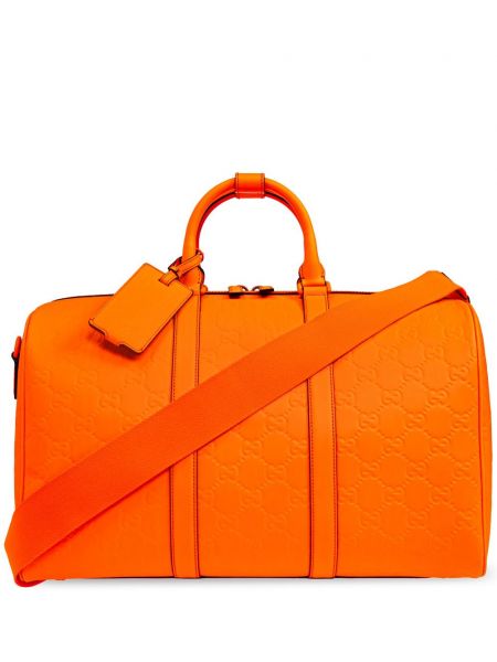 Læder taske Gucci orange