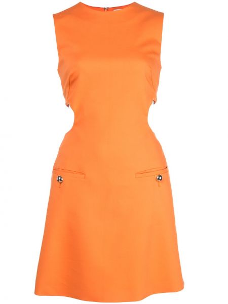 Платье Sara Battaglia, оранжевое