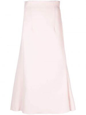 Plisované midi sukně Philosophy Di Lorenzo Serafini růžové