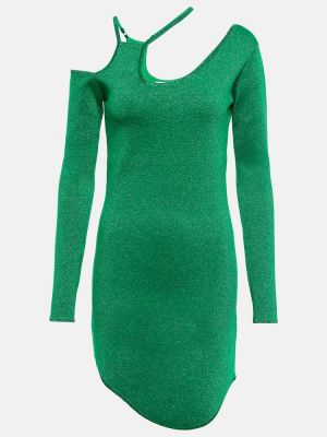 Asymetrické šaty Jw Anderson zelené