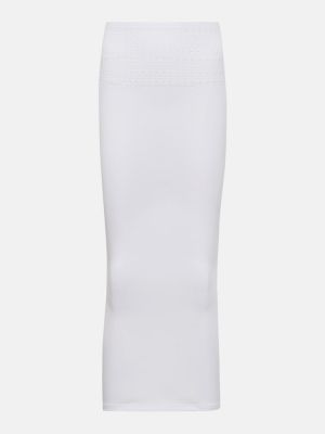 Midi suknja Alaã¯a bijela