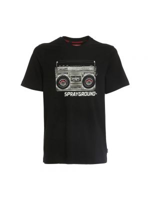 Jersey hemd mit print Sprayground schwarz