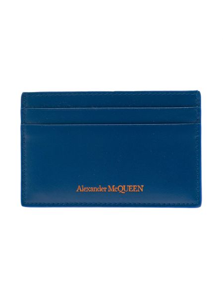 Niebieski portfel Alexander Mcqueen