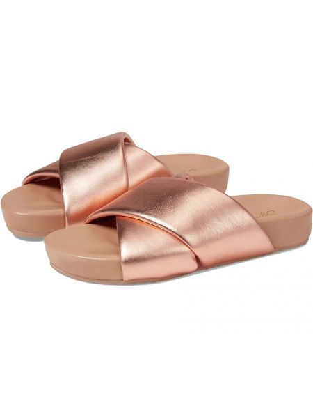 Кожаные сандалии из розового золота Seychelles