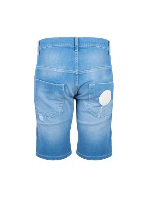 Szorty jeansowe Bikkembergs niebieskie