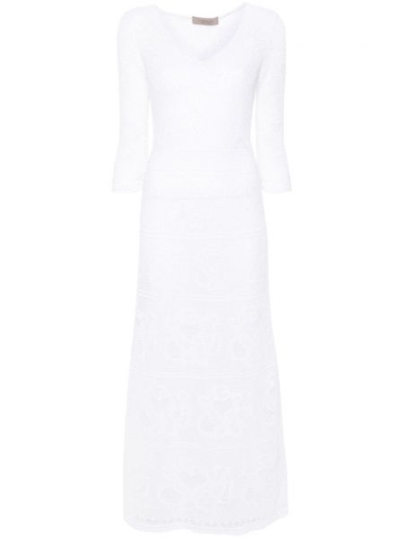 Права рокля D.exterior бяло