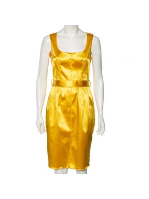 Kleid Dolce & Gabbana Pre-owned gelb