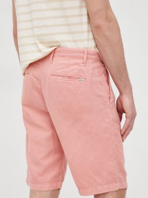 Pantaloni scurți din denim de in Pepe Jeans roz