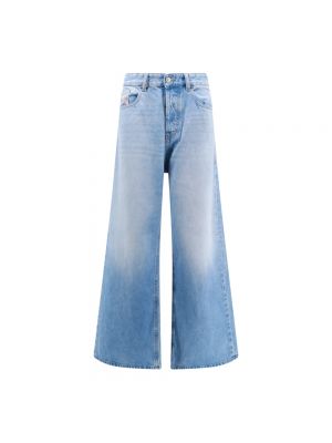 Jeansy bawełniane Diesel niebieskie