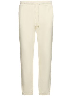 Pantalones de algodón Polo Ralph Lauren blanco