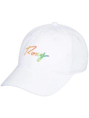 Белая хлопковая кепка Roxy